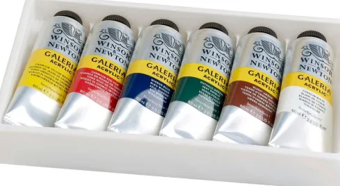 Winsor & Newton - Akrylmaling Sæt - 6X60 ML