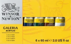 Winsor & Newton - Akrylmaling Sæt - 6X60 ML