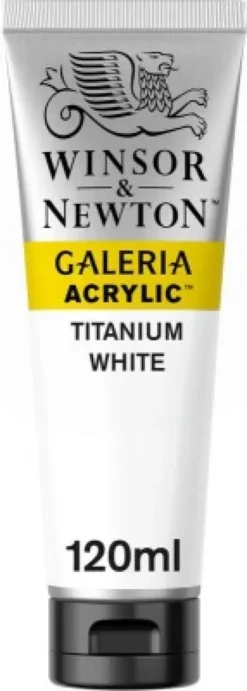 Winsor & Newton - Akrylmaling - Titanium Hvid 120 ML