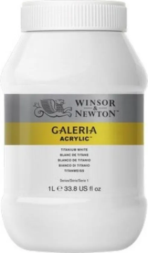 Winsor & Newton - Akrylmaling - Titanium Hvid 1000 ML