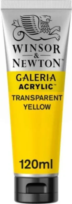 Winsor & Newton - Akrylmaling - Transparent Gul 120 ML