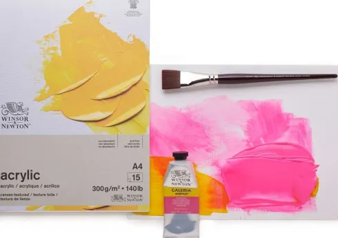 Winsor & Newton - Akrylpapir - A4 - 15 Ark