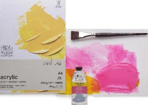 Winsor & Newton - Akrylpapir - A4 - 15 Ark