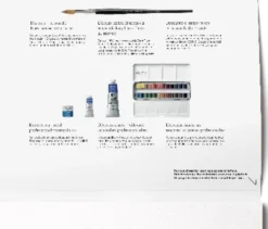 Winsor & Newton - Akvarelblok - 23X31 CM - Cold Press - 20 Ark