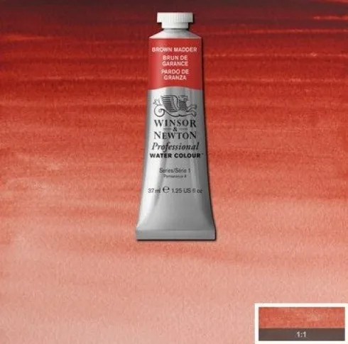 Winsor & Newton - Akvarelfarve - Brown Madder 37 ML