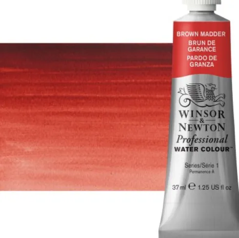 Winsor & Newton - Akvarelfarve - Brown Madder 37 ML
