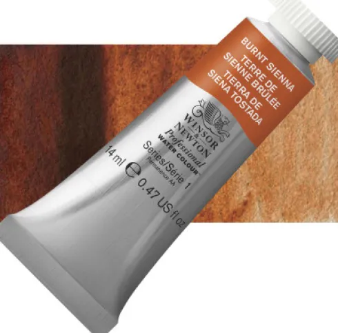Winsor & Newton - Akvarelfarve - Burnt Sienna 14 ML