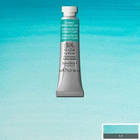 Winsor & Newton - Akvarelfarve - Cobalt Turquoise Light 5 ML