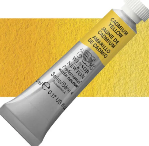 Winsor & Newton - Akvarelfarve - Cadmium Yellow 5 ML