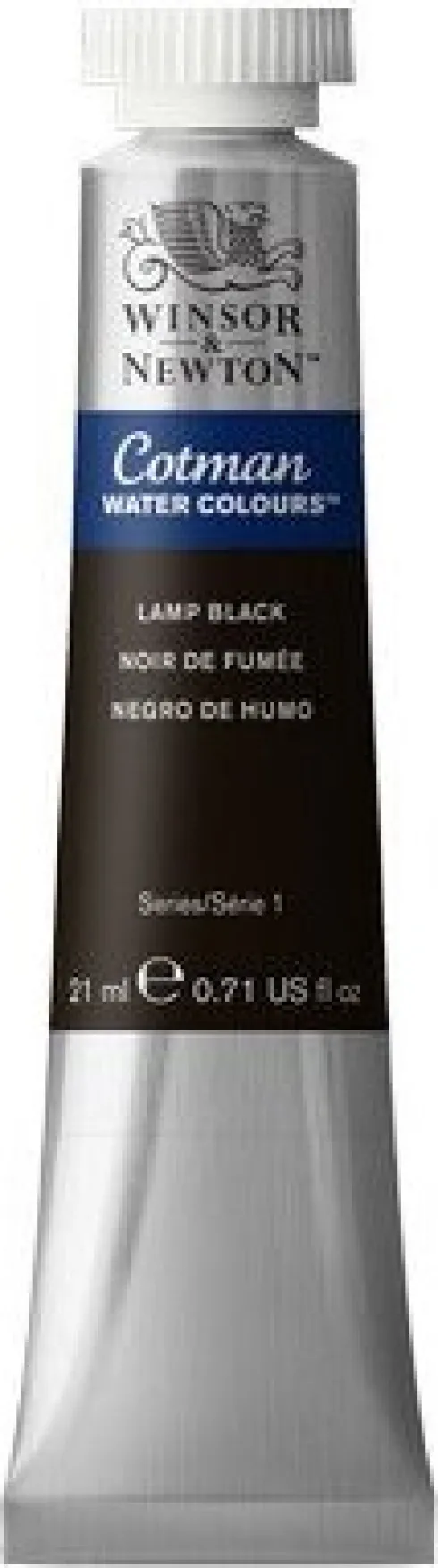 Winsor & Newton - Akvarelfarve - Cotman - Lamp Black 21 ML