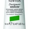 Winsor & Newton - Akvarelfarve - Gouache - Permanent Green Middle 14 ML