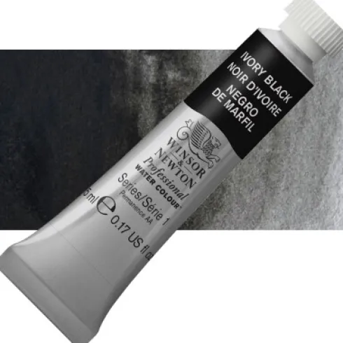 Winsor & Newton - Akvarelfarve - Ivory Black 5 ML