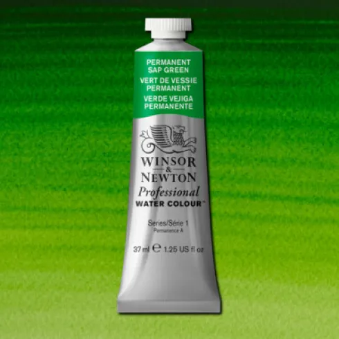 Winsor & Newton - Akvarelfarve - Permanent Sap Green 37 ML