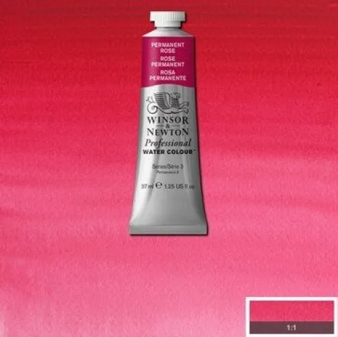 Winsor & Newton - Akvarelfarve - Permanent Rose 37 ML