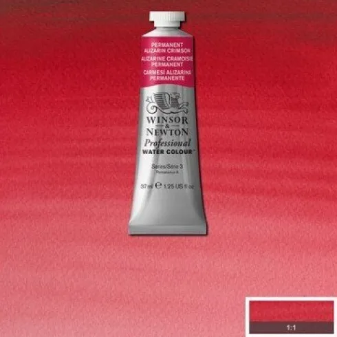 Winsor & Newton - Akvarelfarve - Permanent Alizarin Crimson 37 ML