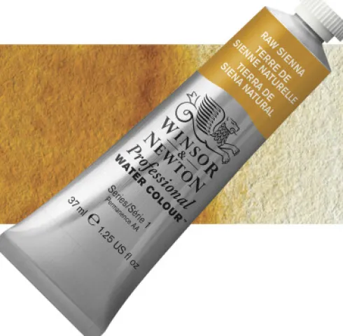 Winsor & Newton - Akvarelfarve - Raw Sienna 37 ML