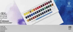 Winsor & Newton - Akvarelfarve Sæt - The Half Pan Studio - 45 Farver