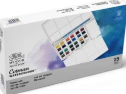 Winsor & Newton - Akvarelfarve Sæt Med 25 Dele - Travel