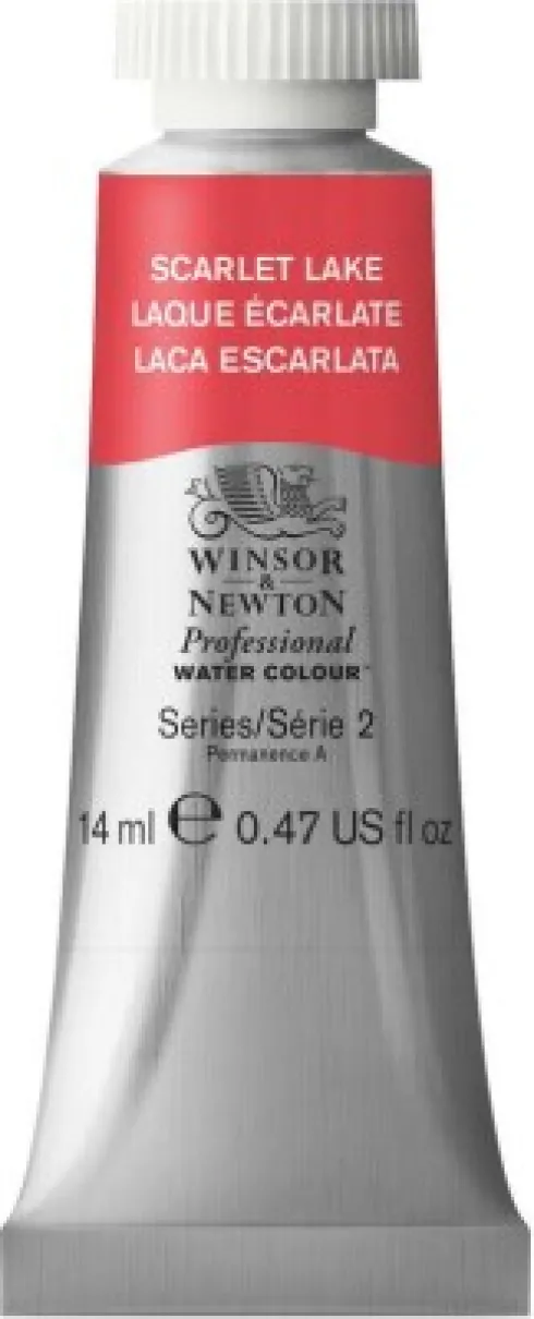 Winsor & Newton - Akvarelfarve - Scarlet Lake Row - 14 ML