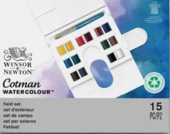 Winsor & Newton - Akvarelfarve Sæt - The Compact Set - 14 Farver