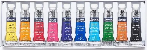 Winsor & Newton - Akvarelfarve Sæt - 10X5 ML