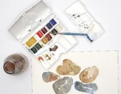 Winsor & Newton - Akvarelfarve Sæt Med 13 Dele - Palette Pocket