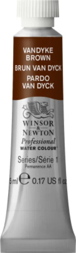 Winsor & Newton - Akvarelfarve - Vandyke Brown 5 ML