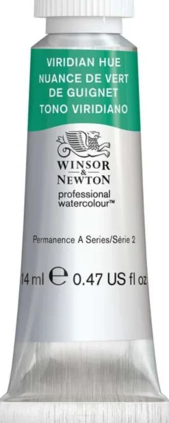 Winsor & Newton - Akvarelfarve - Viridian Hue - 14 ML