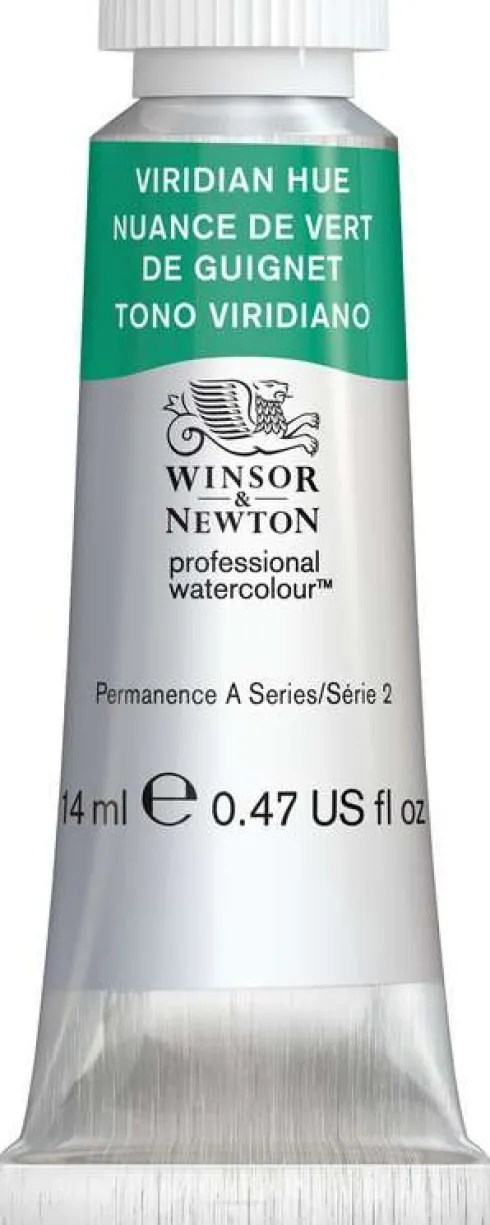 Winsor & Newton - Akvarelfarve - Viridian Hue - 14 ML