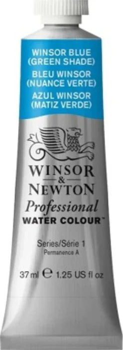 Winsor & Newton - Akvarelfarve - Winsor Blue Green Shade 37 ML