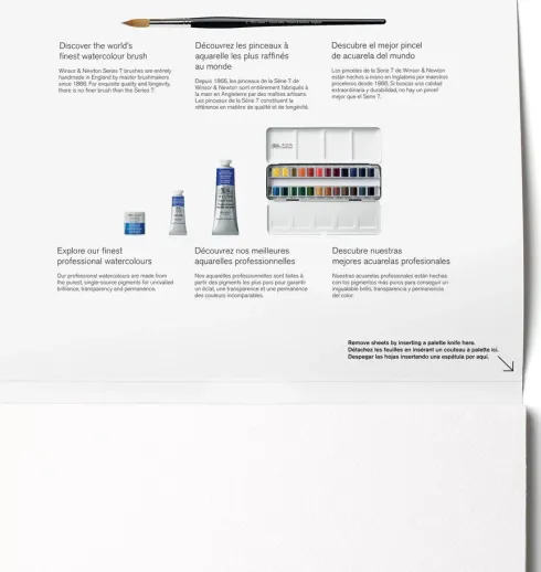Winsor & Newton - Akvarelpapir - 300G 23X30,5 CM - 20 Sider