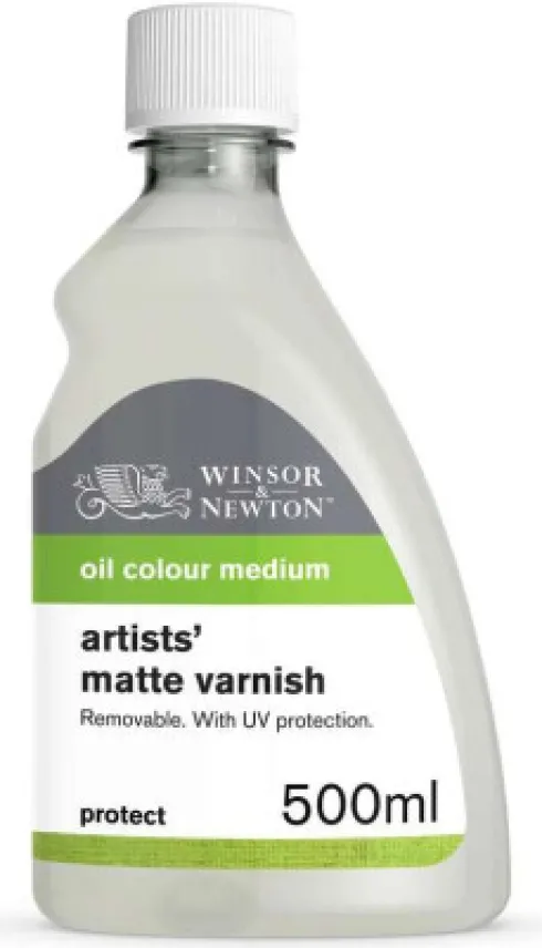 Winsor & Newton - Artists Matt Varnish 500 ML - Mat Lak