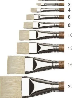 Winsor & Newton - Artists Pensel - Hog - Str. 8