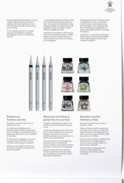 Winsor & Newton - Bristol Tegnepapir Glat - 250G - A2 - 20 Sider