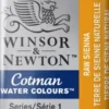 Winsor & Newton - Cotman Watercolour - 1/2 Pan - Rå Sienna Gul
