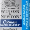 Winsor & Newton - Cotman Watercolour - 1/2 Pan - Cerulean Blå