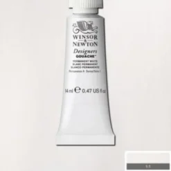 Winsor & Newton - Designers Gouache - 14 ML - Permanent Hvid