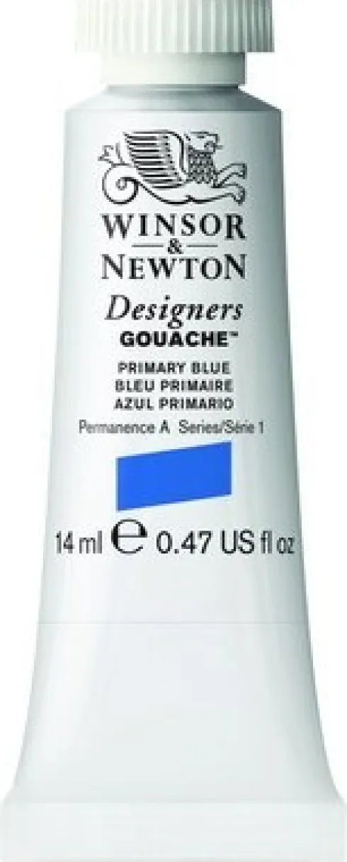 Winsor & Newton - Designers Gouache Maling 14 ML - Primær Blå