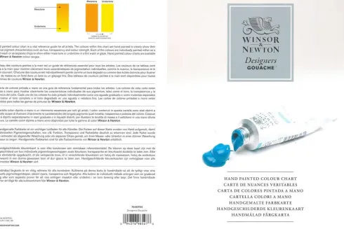 Winsor & Newton - Designers Gouache Colour Chart - 7540704