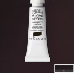 Winsor & Newton - Designers Gouache Maling - Perylene Black 14 ML