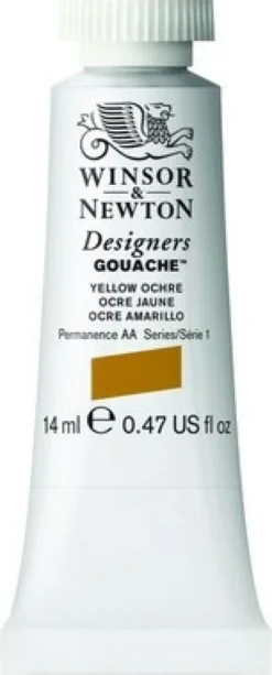 Winsor & Newton - Designers Gouache - 14 ML - Gul Okker