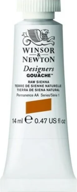 Winsor & Newton - Designers Gouache - 14 ML - Rå Sienna Brun