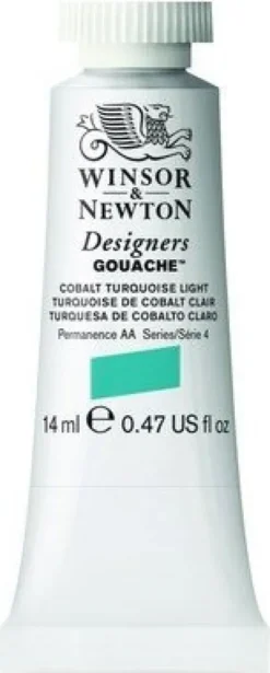 Winsor & Newton - Designers Gouache Maling - Cobalt Turquoise Light 14 ML
