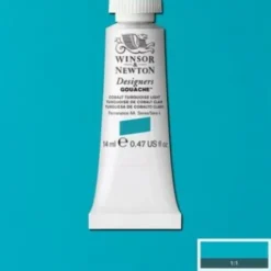 Winsor & Newton - Designers Gouache Maling - Cobalt Turquoise Light 14 ML