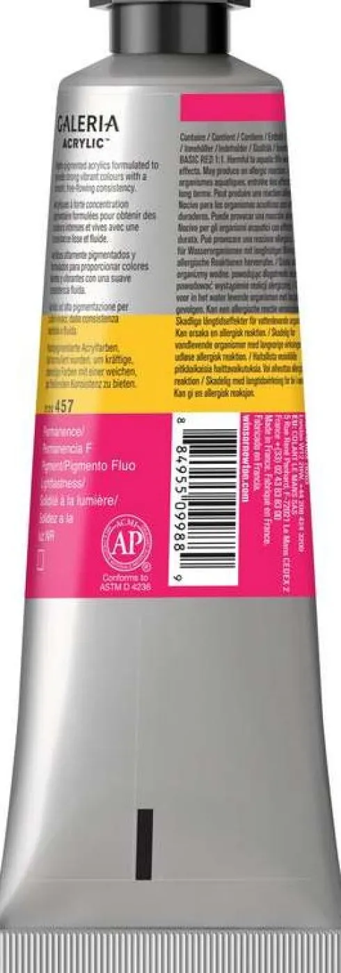 Winsor & Newton - Galeria Acrylic - Fluorescent Pink 60 ML