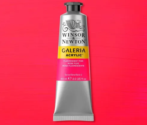 Winsor & Newton - Galeria Acrylic - Fluorescent Pink 60 ML
