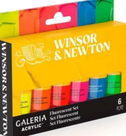 Winsor & Newton - Galeria Acrylic - Fluorescent Set - 6X20 ML