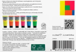 Winsor & Newton - Galeria Acrylic - Fluorescent Set - 6X20 ML