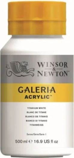 Winsor & Newton - Galeria Akrylmaling - Titanium White 500 ML