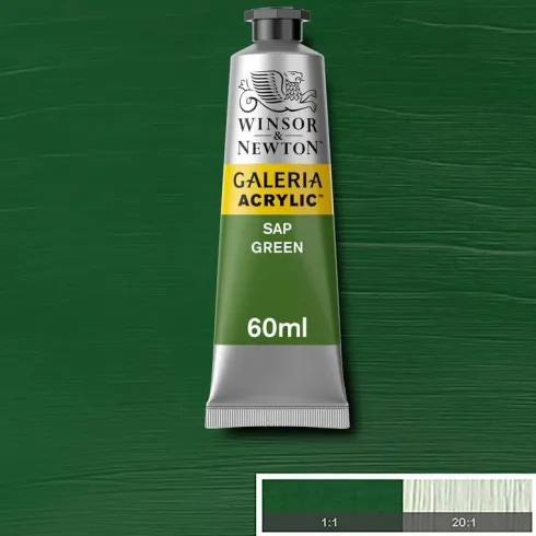Winsor & Newton - Galeria Akrylmaling - Sap Grøn 60 ML